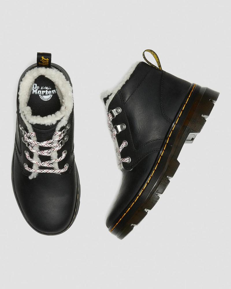 Botas Casuales Dr Martens Bonny Faux Shearling Forro Mujer Negros | MX 690NWY